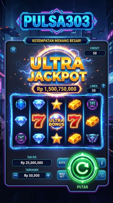 Galeri pratinjau visual pulsa303 build APK resmi terbaru
